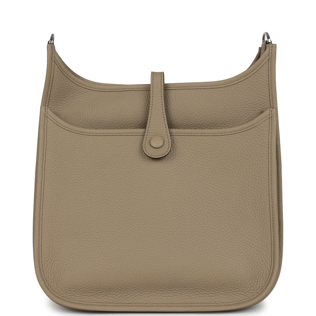Evelyne III PM Beige Marfa Clemence Palladium Hardware