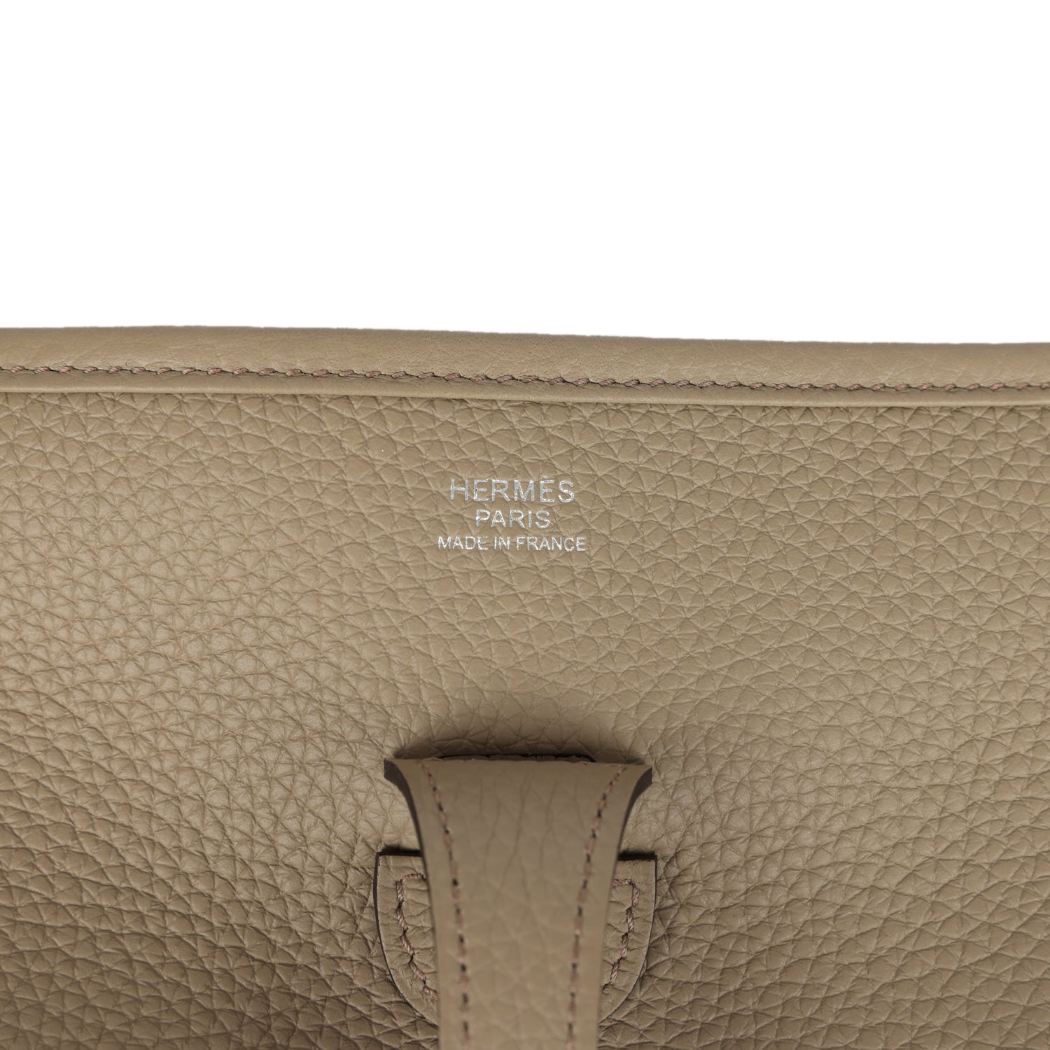 Evelyne III PM Beige Marfa Clemence Palladium Hardware