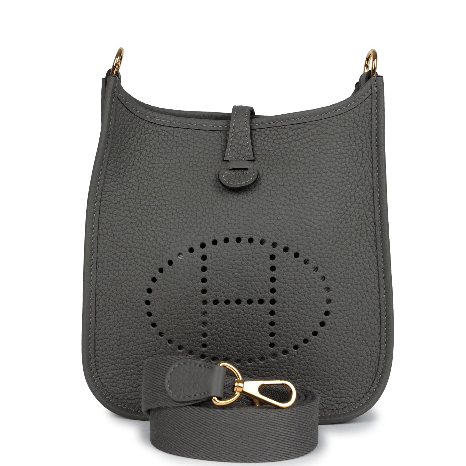 Evelyne TPM Gris Meyer Clemence Gold Hardware