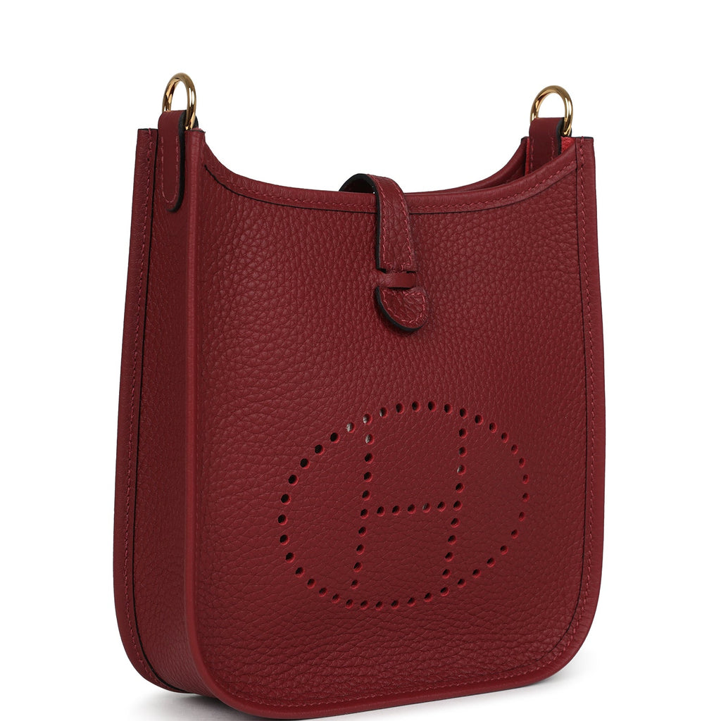 Evelyne TPM Rouge H Clemence Gold Hardware