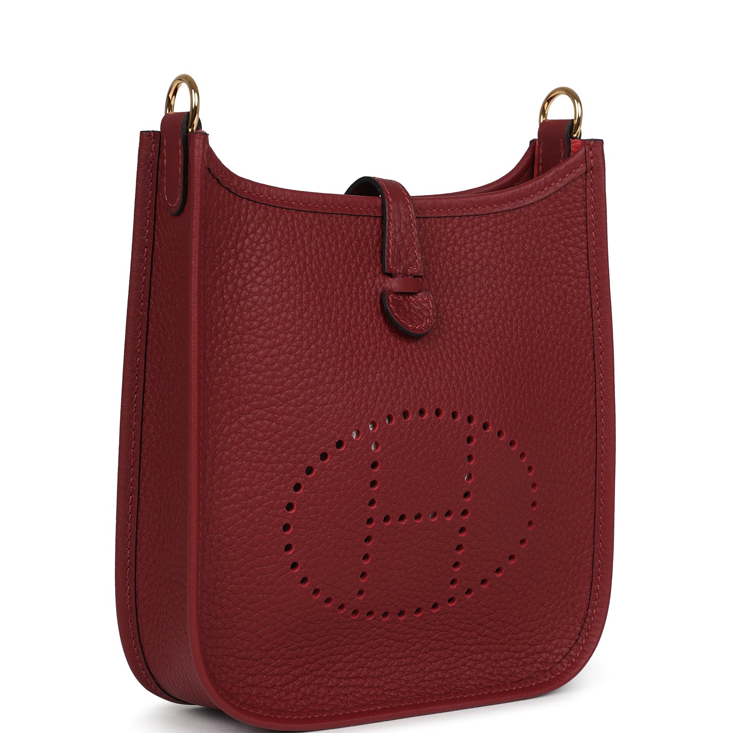 Evelyne TPM Rouge H Clemence Gold Hardware