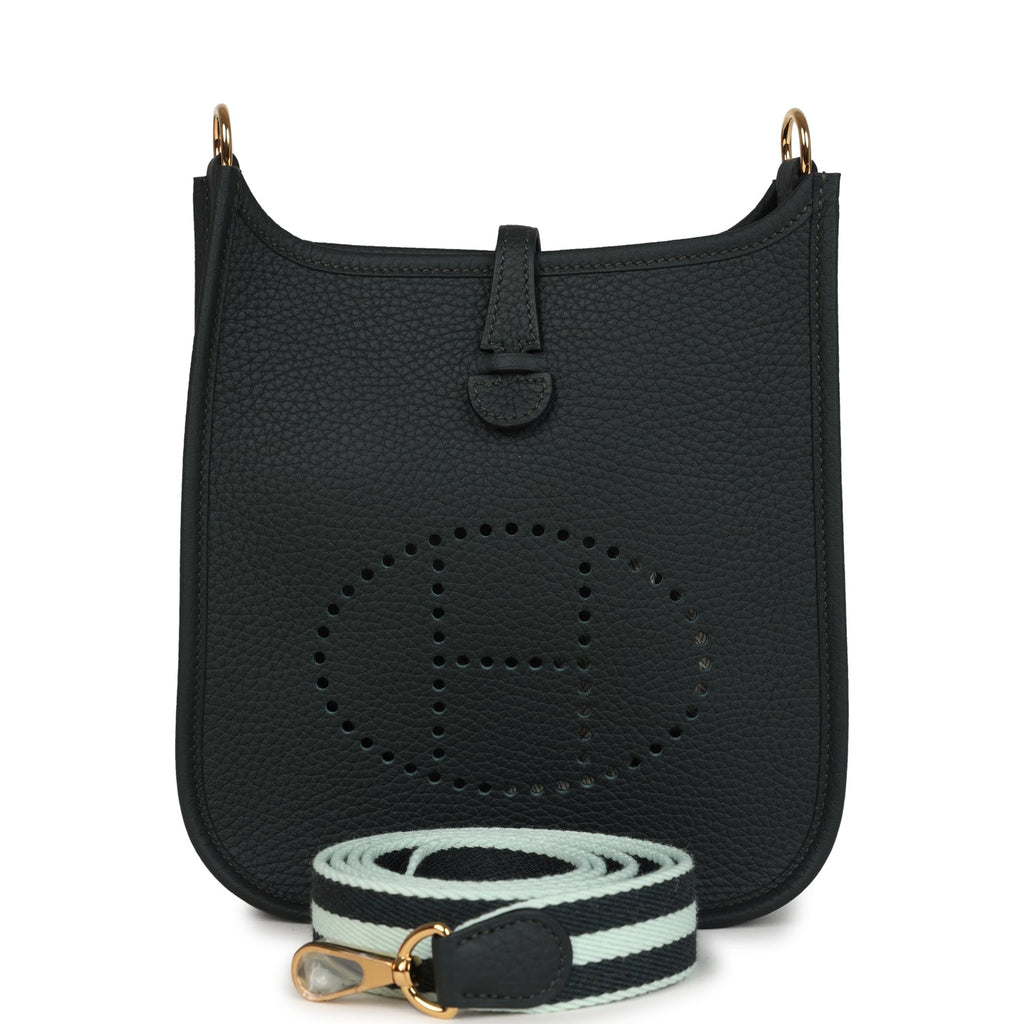 Evelyne TPM Vert Fonce Clemence Gold Hardware