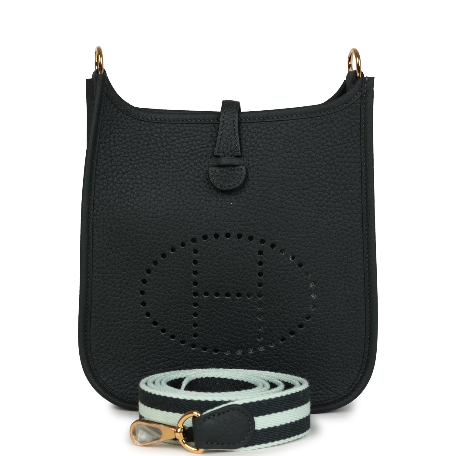 Evelyne TPM Vert Fonce Clemence Gold Hardware