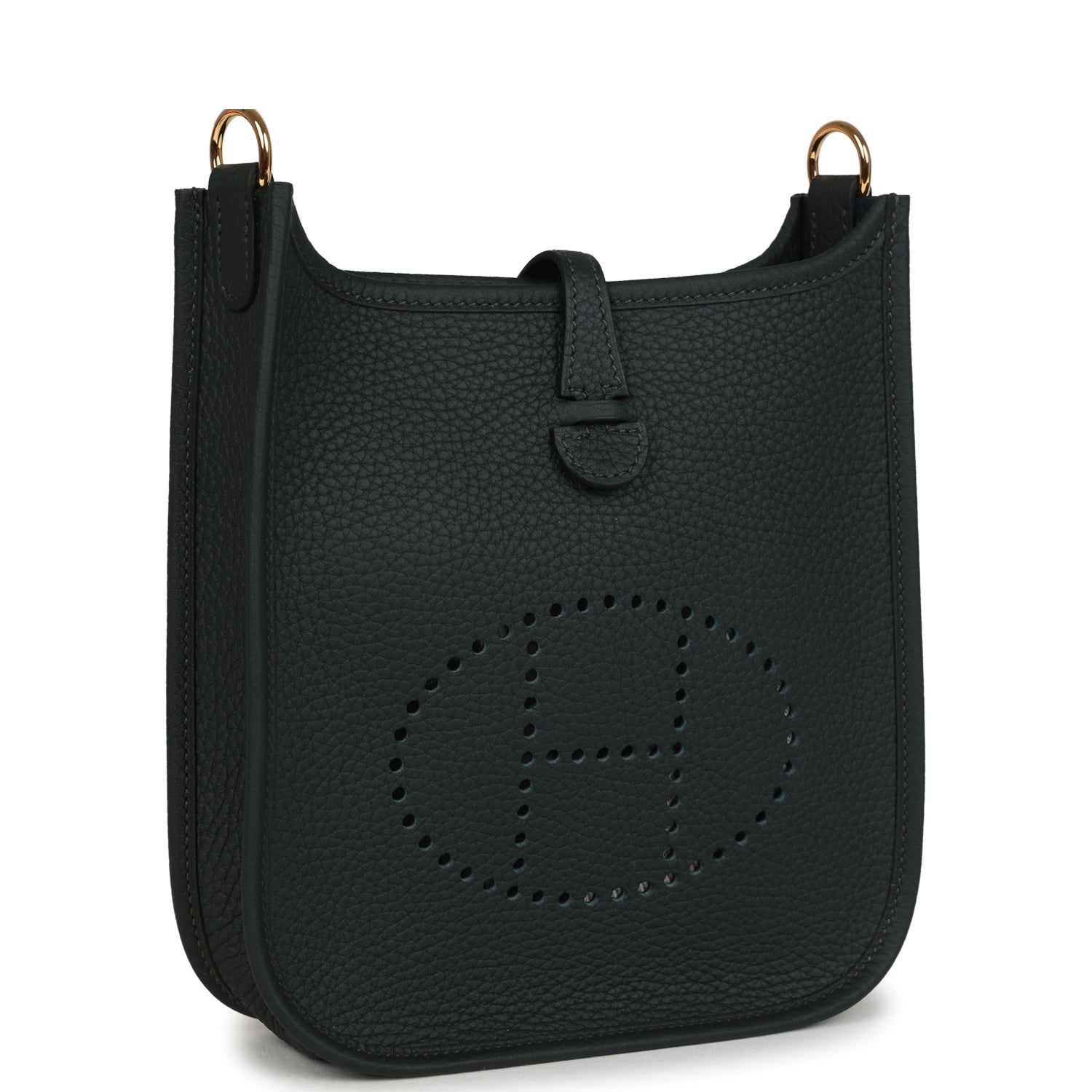 Evelyne TPM Vert Fonce Clemence Gold Hardware
