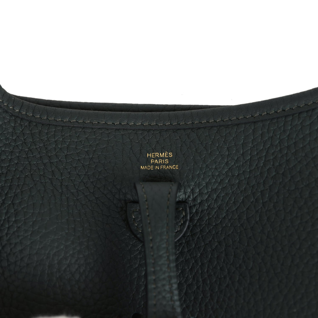 Evelyne TPM Vert Fonce Clemence Gold Hardware