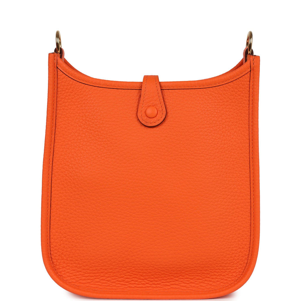 Evelyne TPM Orange Minium Clemence Gold Hardware