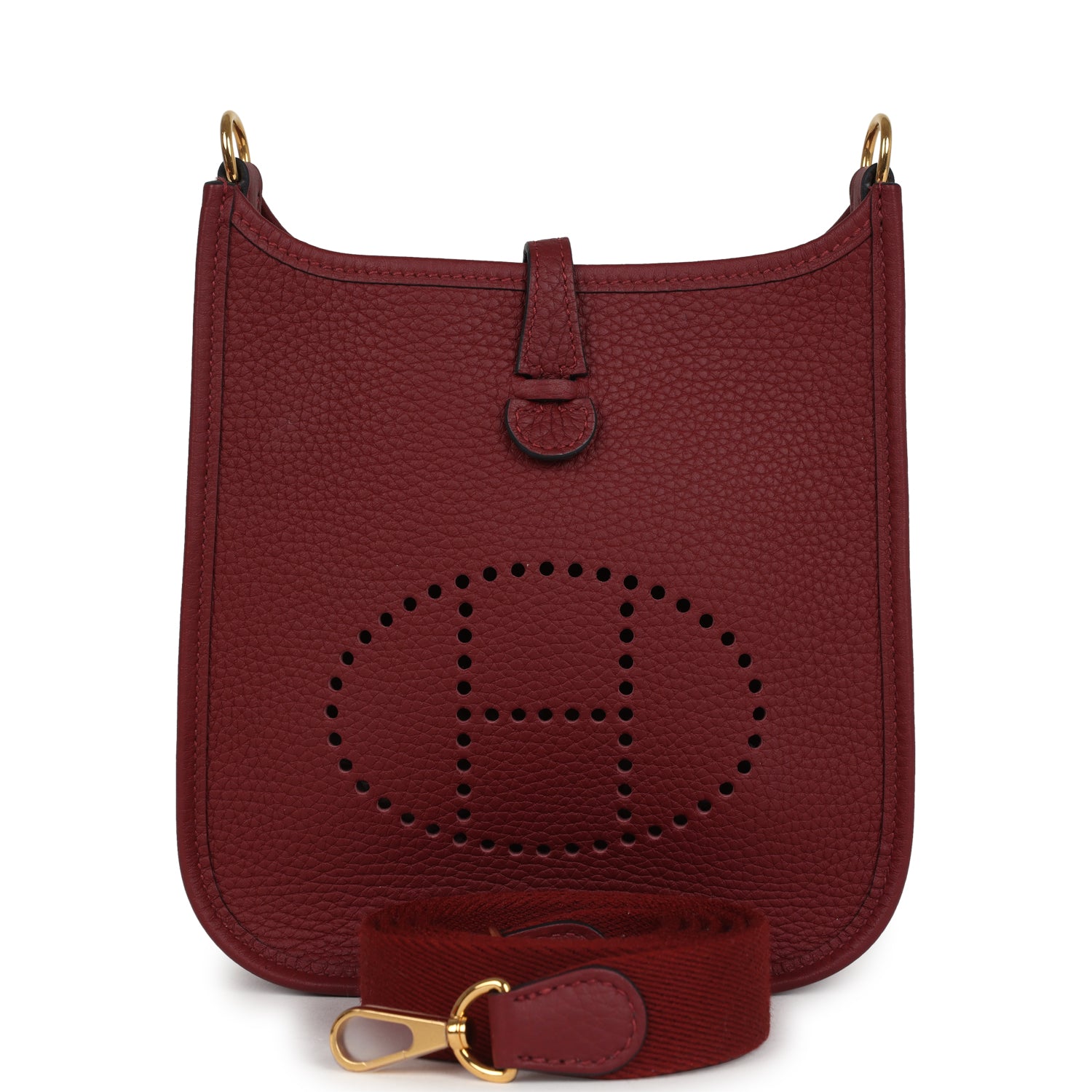 Evelyne TPM Rouge H Clemence Gold Hardware