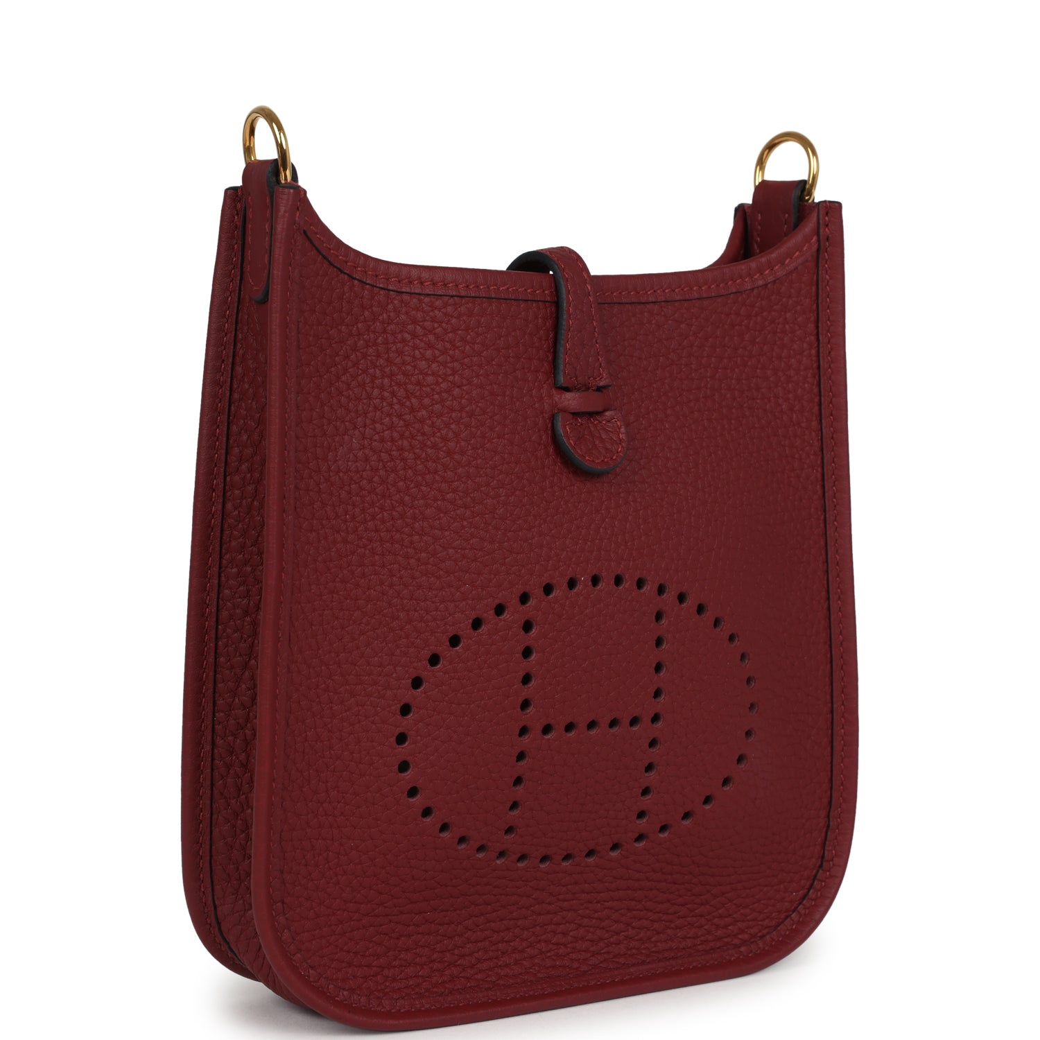 Evelyne TPM Rouge H Clemence Gold Hardware