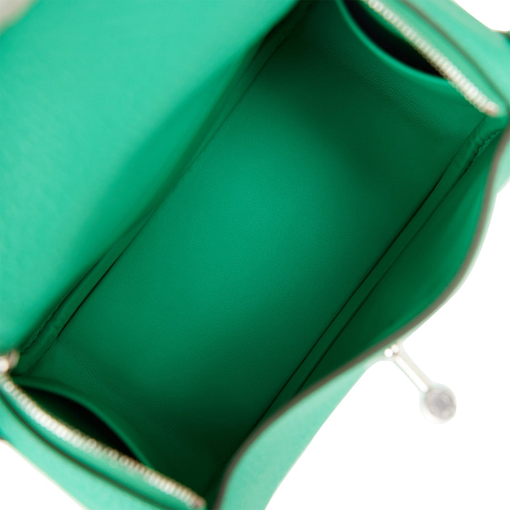 Mini Lindy Menthe Clemence Palladium Hardware