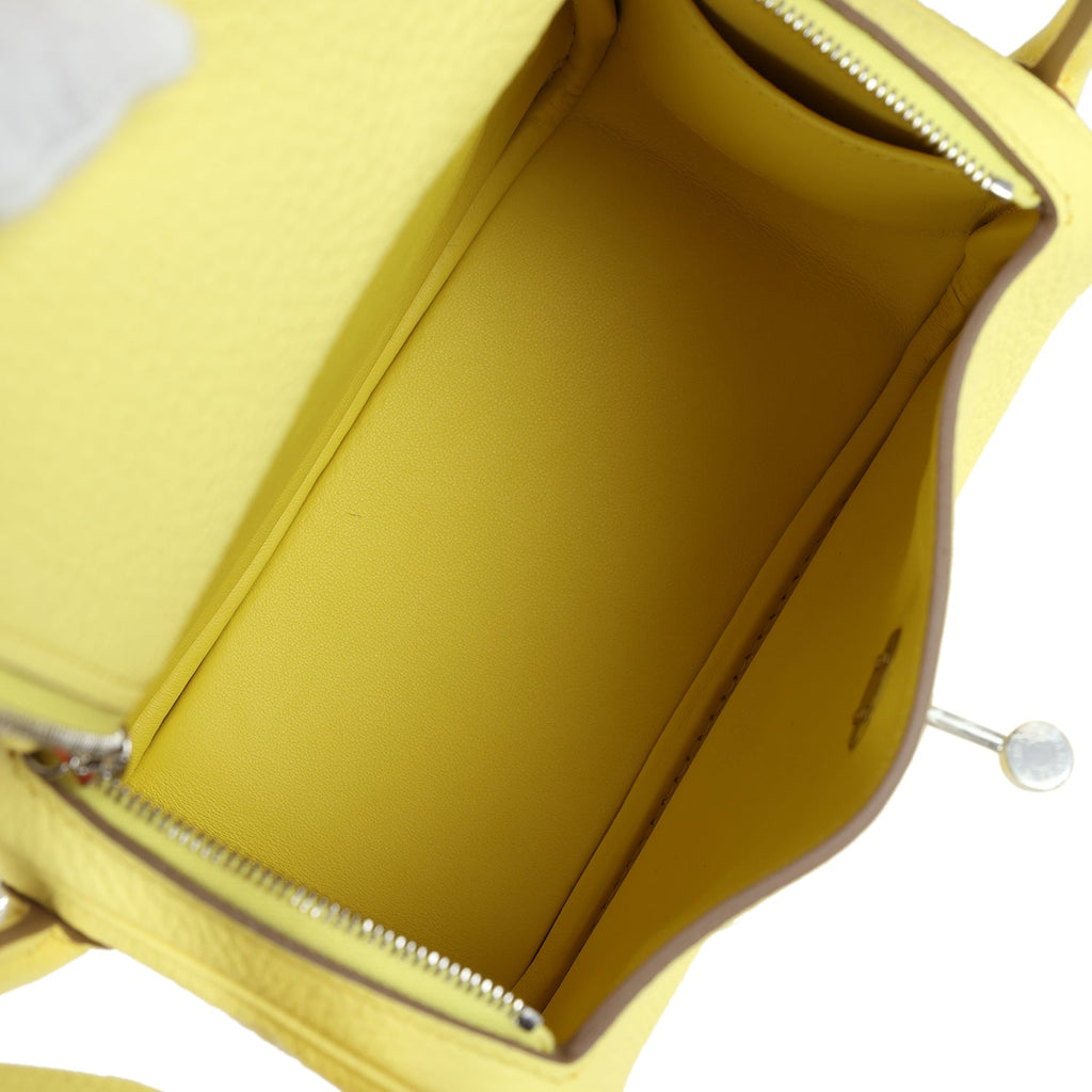 Mini Lindy Limoncello Clemence Palladium Hardware