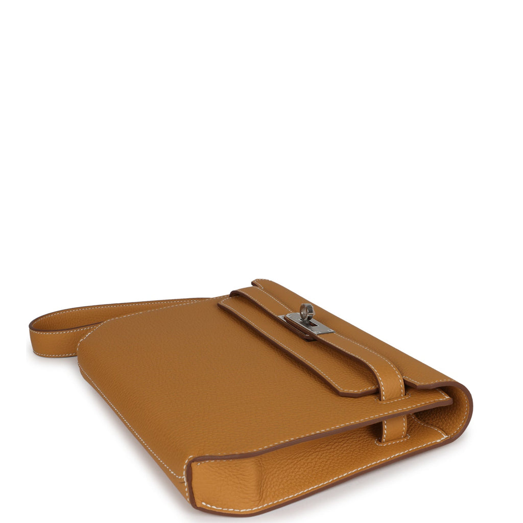 Kelly Depeches 25 Naturel Sable Togo Palladium Hardware