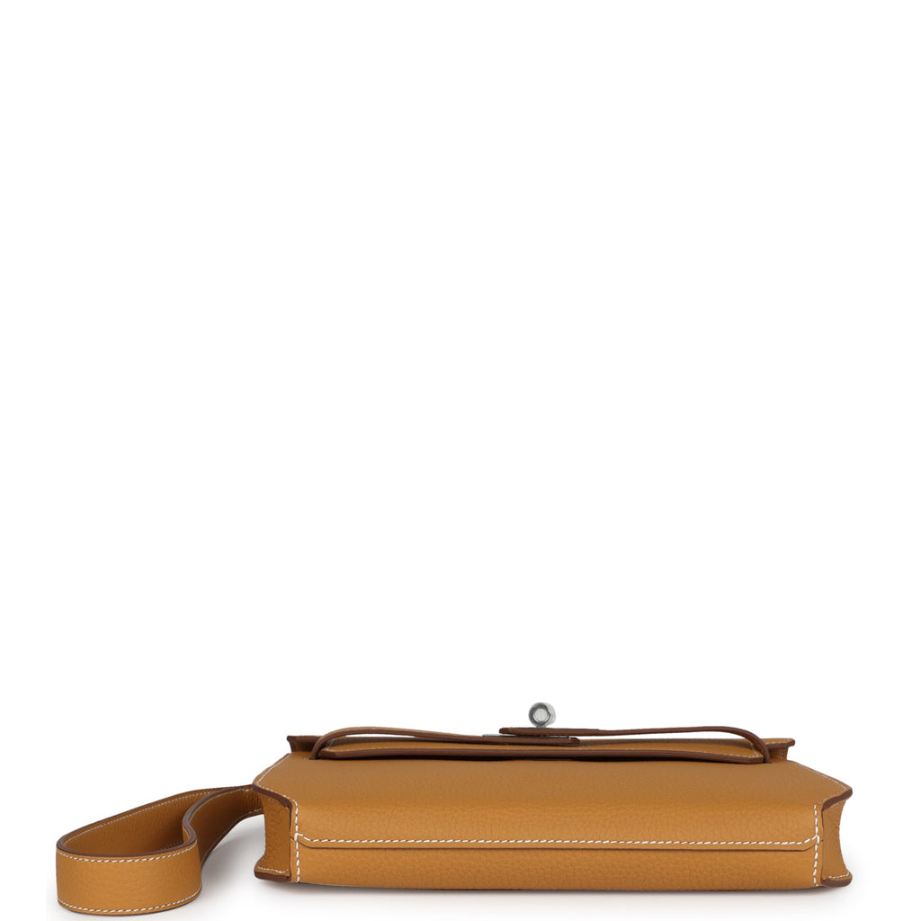 Kelly Depeches 25 Naturel Sable Togo Palladium Hardware
