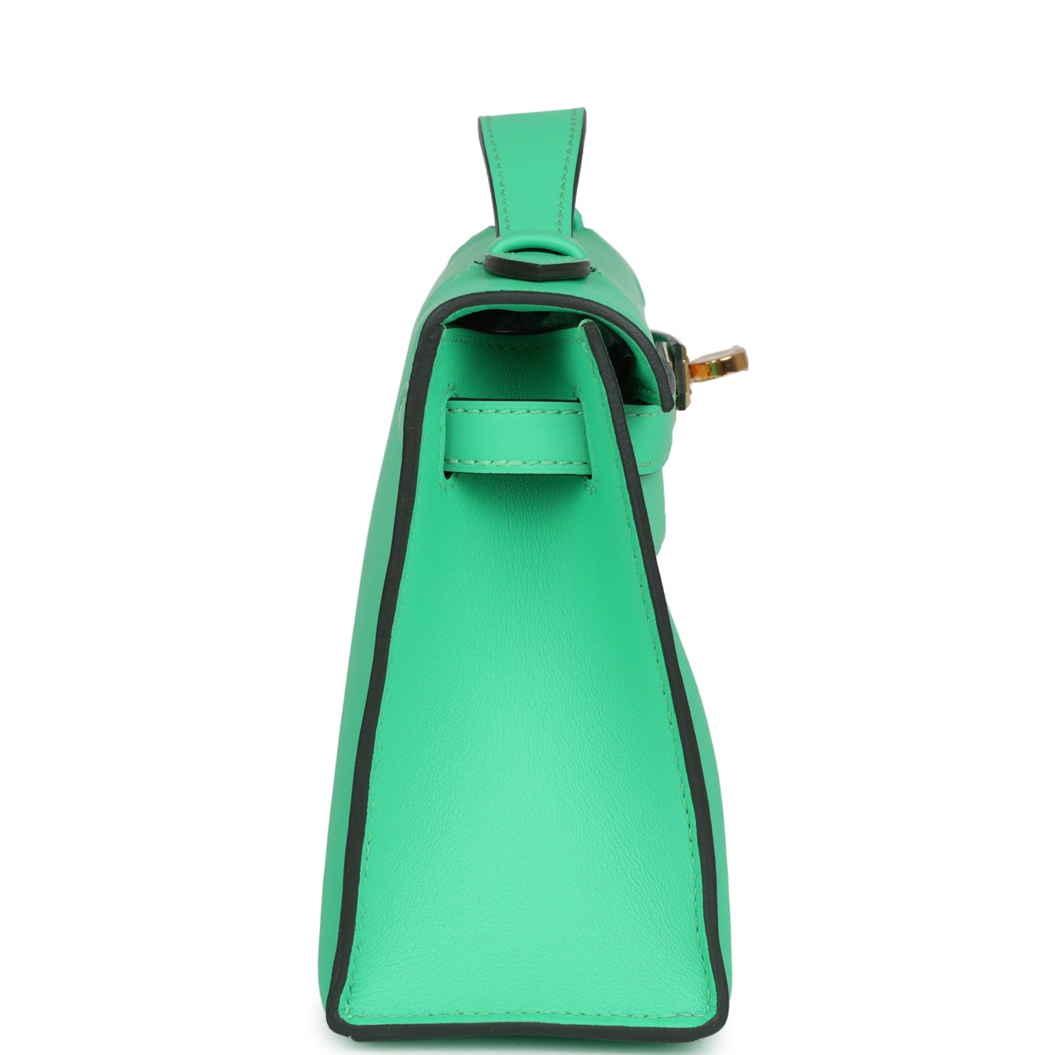 Kelly Pochette Vert Comics Swift Gold Hardware