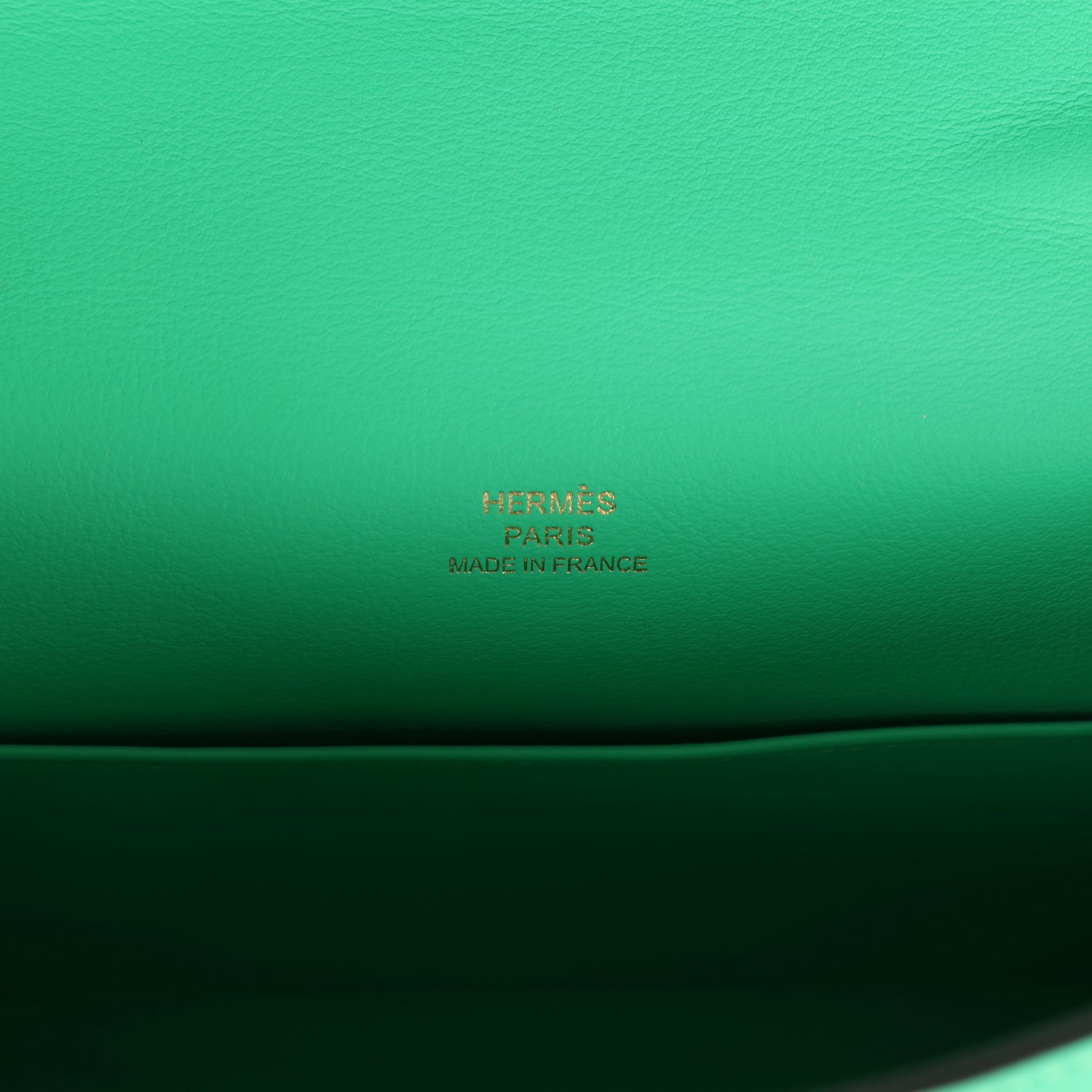 Kelly Pochette Vert Comics Swift Gold Hardware