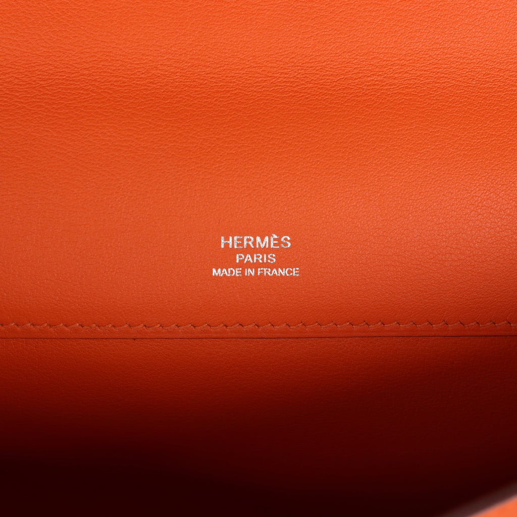 Kelly Cut Orange Swift Palladium Hardware
