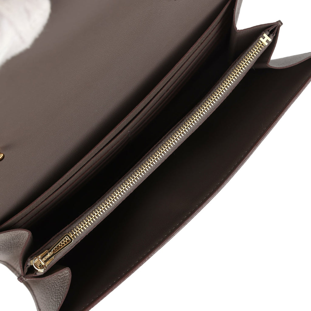 Constance Wallet To Go Etain Epsom Gold Hardware