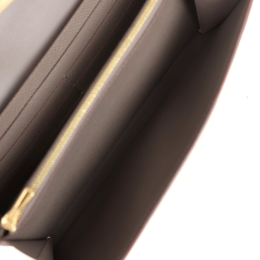 Constance Wallet To Go Etain Epsom Gold Hardware