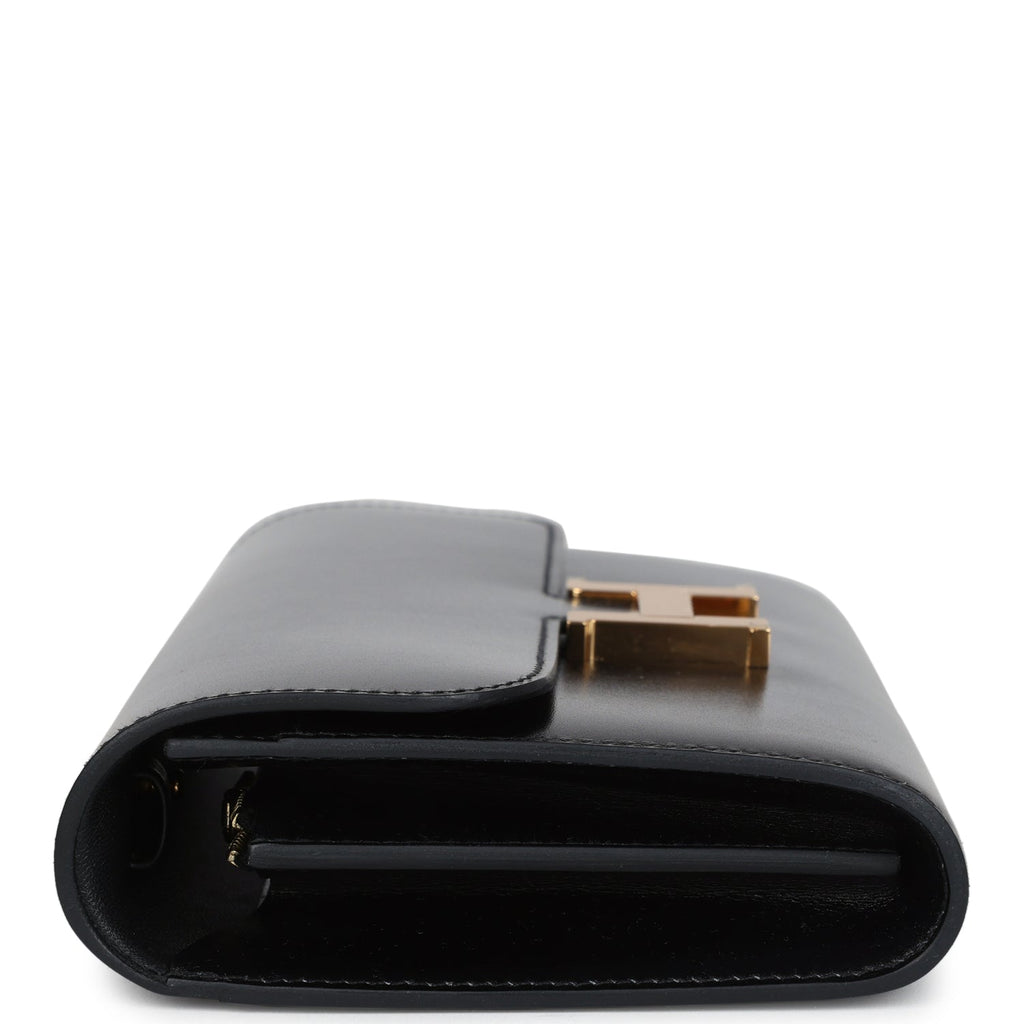 Rock Constance Wallet To Go Black Box Gold Hardware