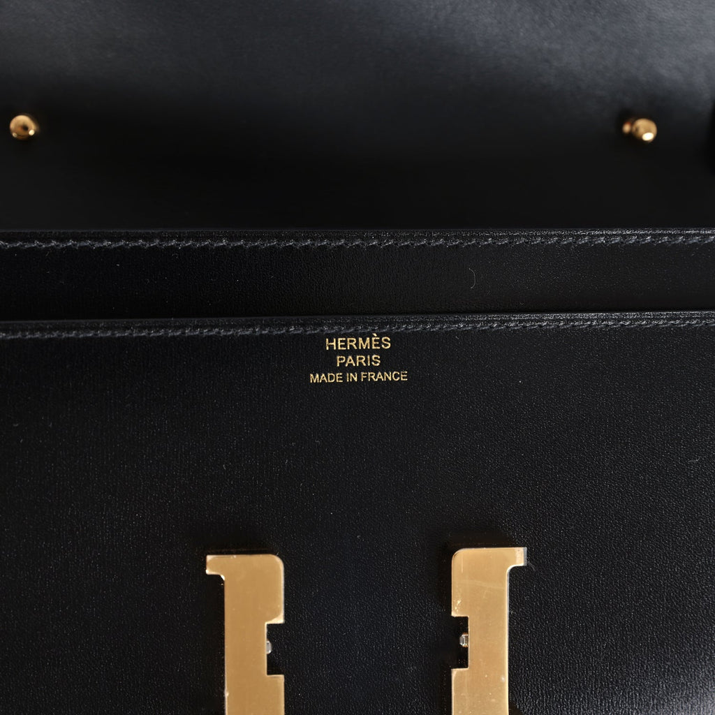 Rock Constance Wallet To Go Black Box Gold Hardware