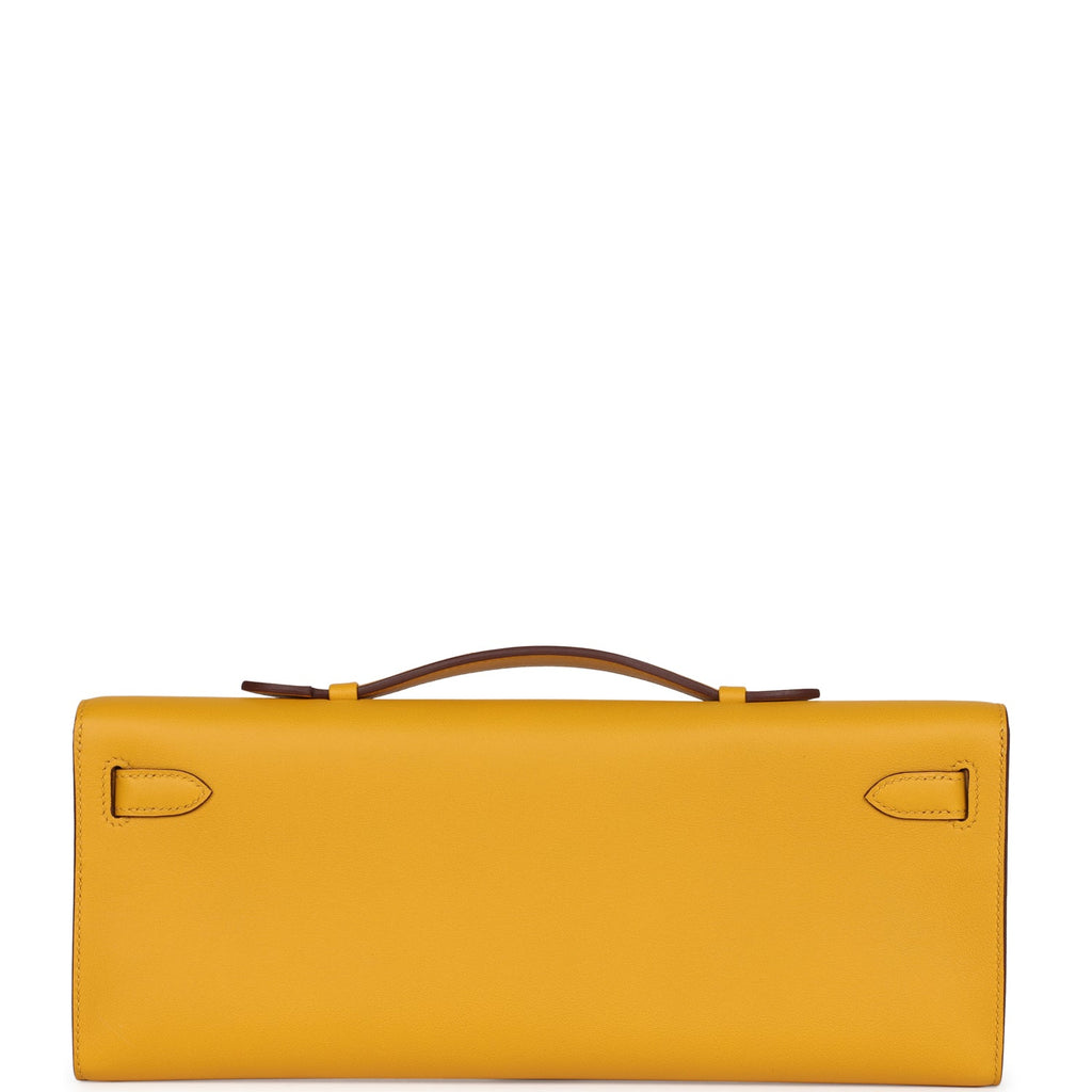 Kelly Cut Jaune Ambre Swift Gold Hardware