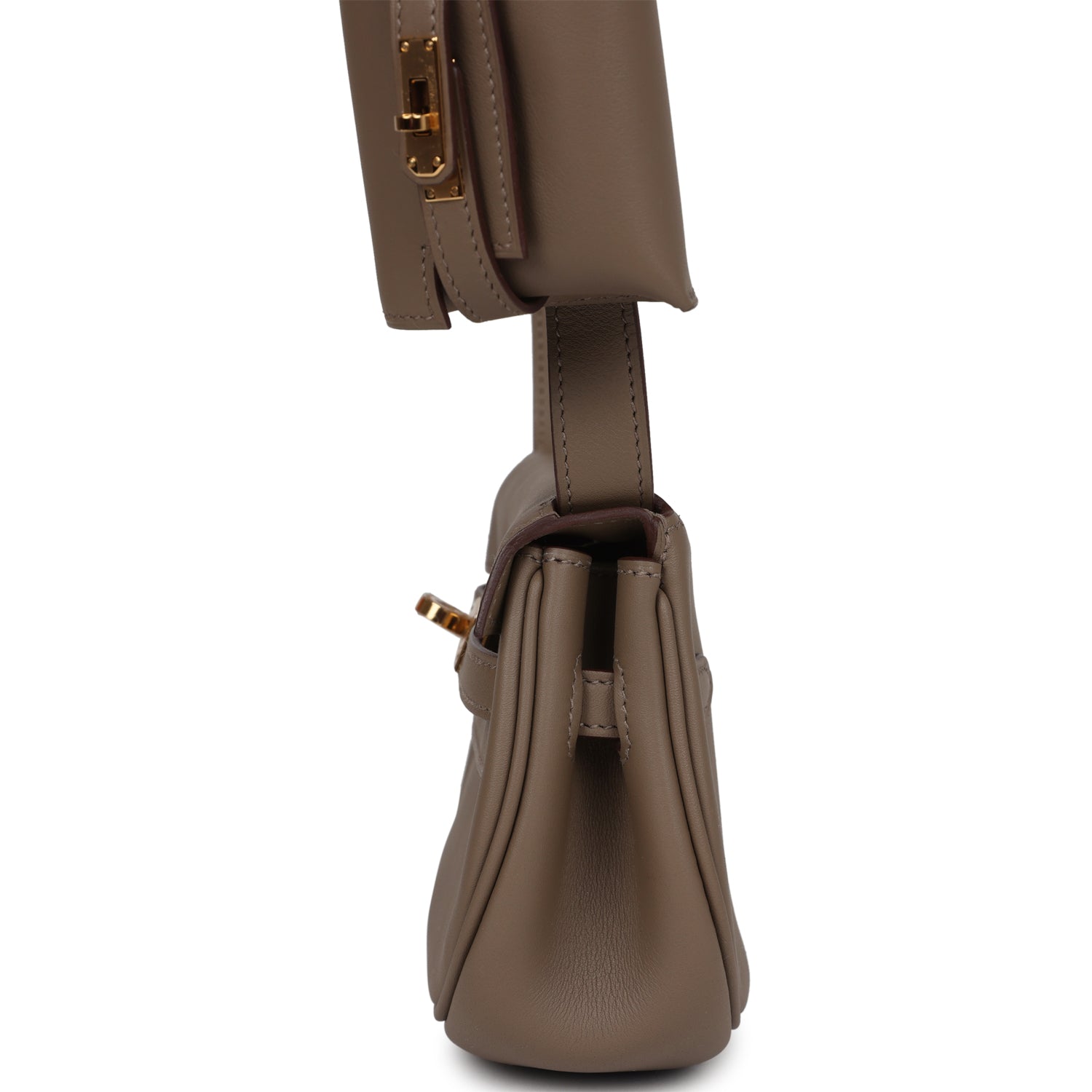 Kelly Moove Etoupe Swift Gold Hardware