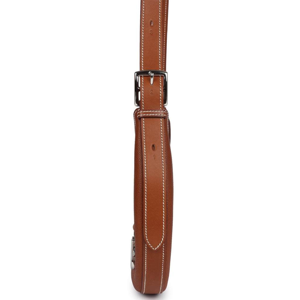P'tit Arcon Bag Fauve Barenia Faubourg Palladium Hardware