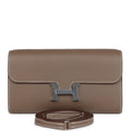 Constance Wallet To Go Etoupe Evercolor Palladium Hardware