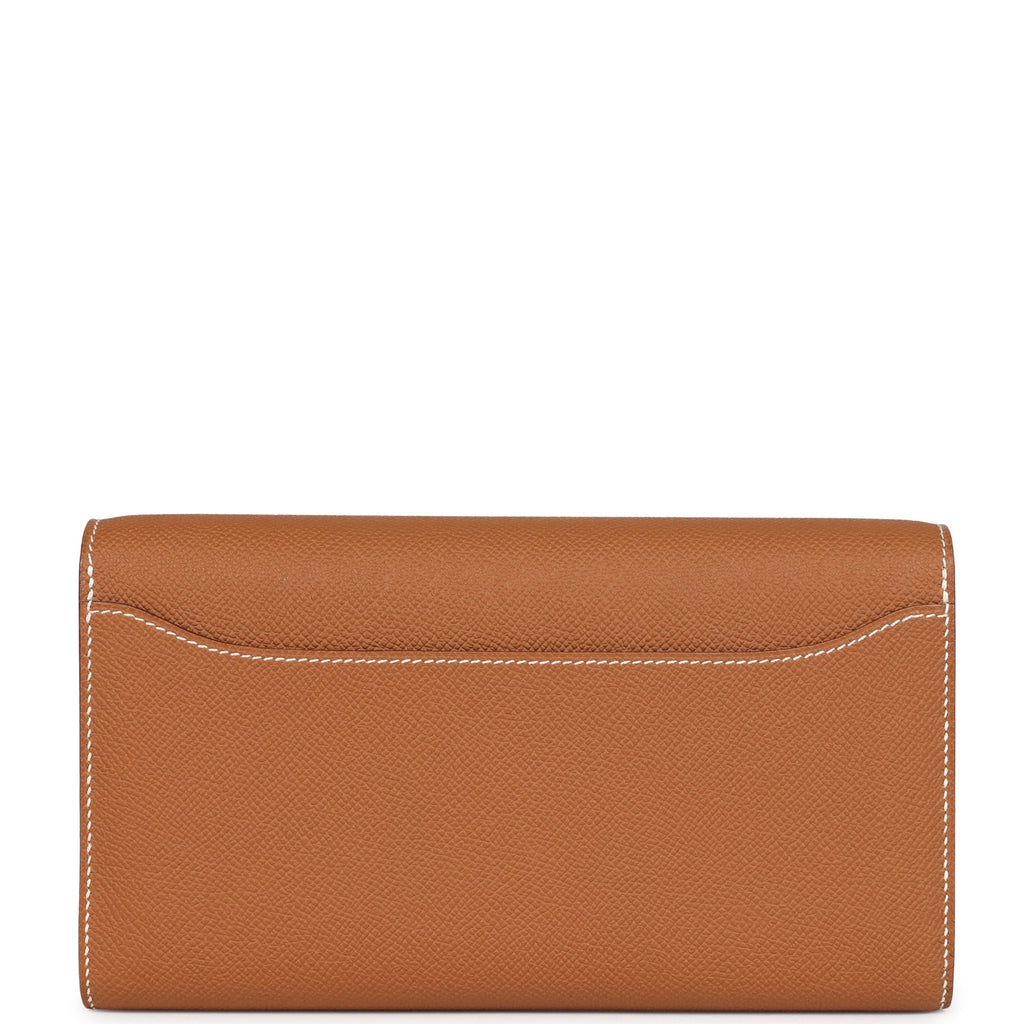 Constance Wallet To Go Gold Epsom Gold Hardware