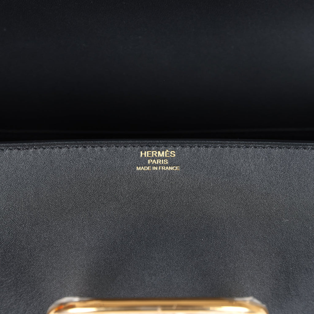Della Cavalleria Elan Black Tadelakt Gold Hardware