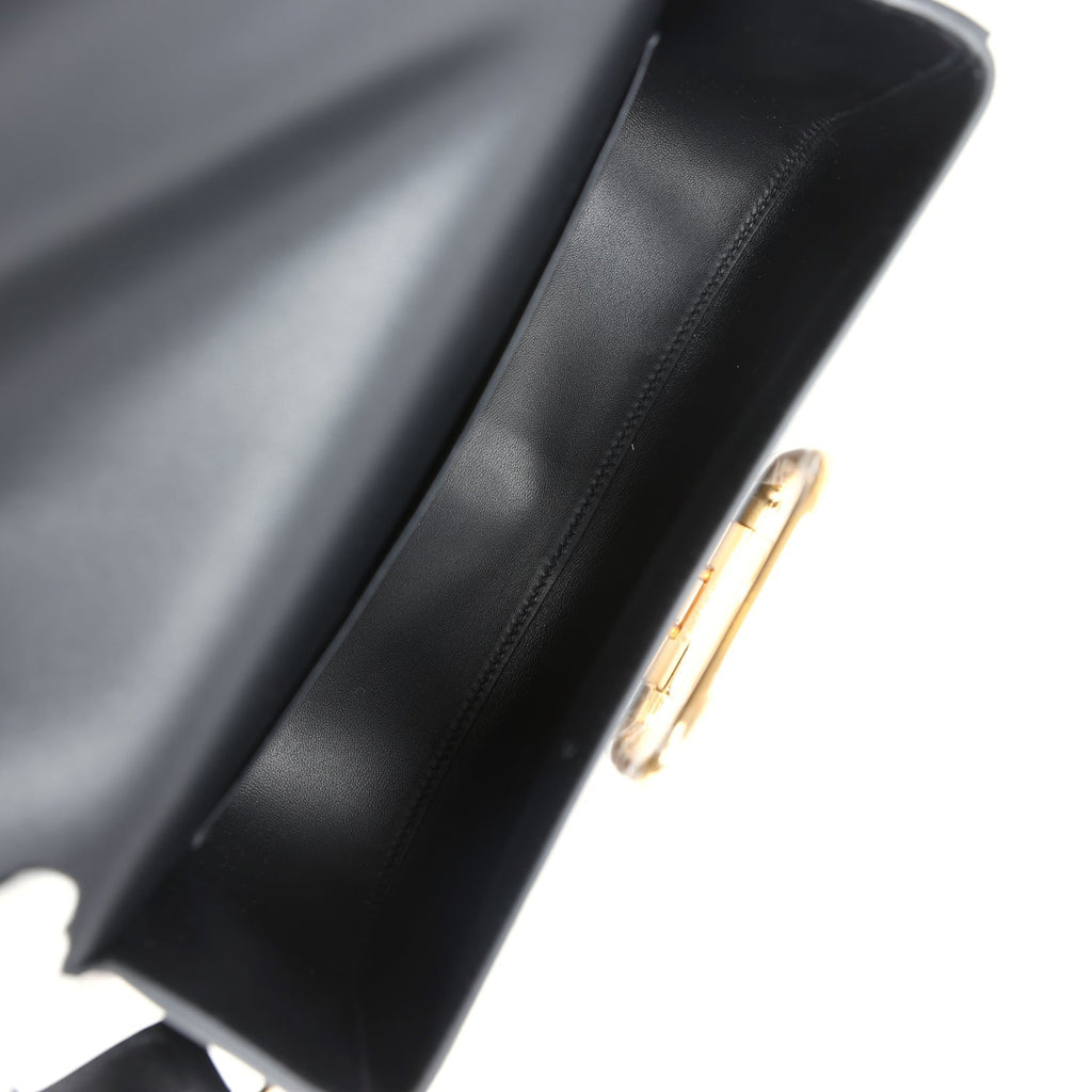 Della Cavalleria Elan Black Tadelakt Gold Hardware