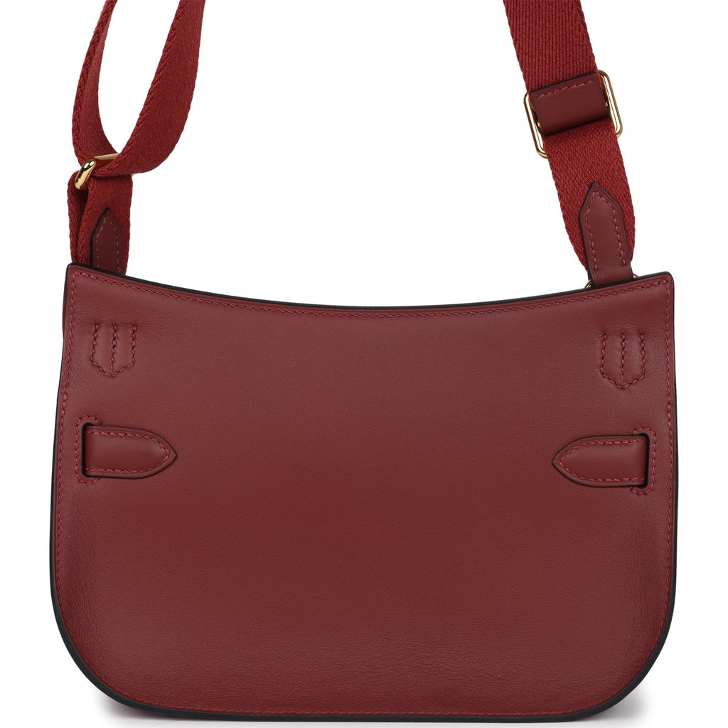 Mini Jypsiere Rouge H Swift Gold Hardware