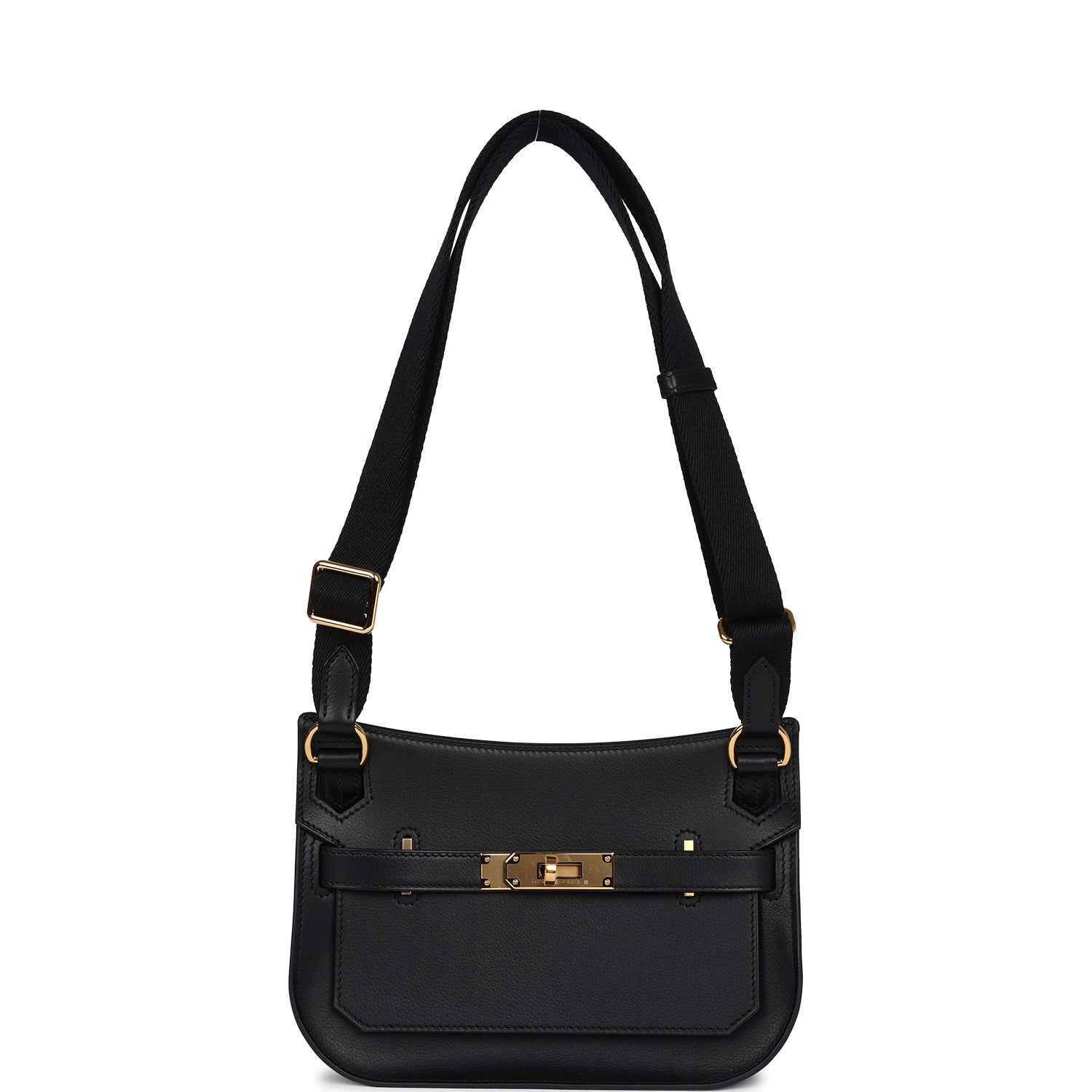 Mini Jypsiere Black Evergrain Gold Hardware