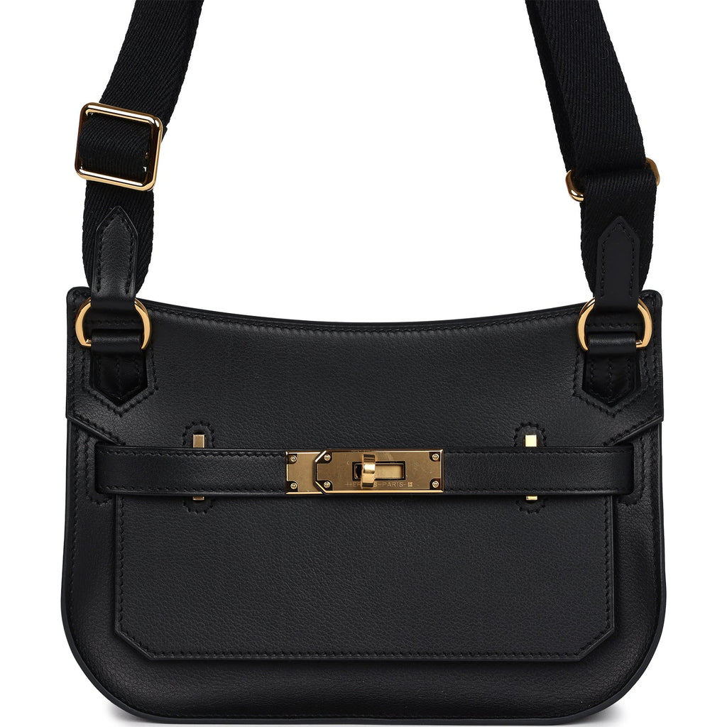 Mini Jypsiere Black Evergrain Gold Hardware
