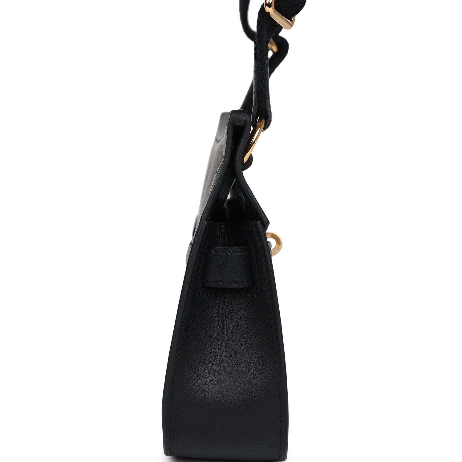 Mini Jypsiere Black Evergrain Gold Hardware