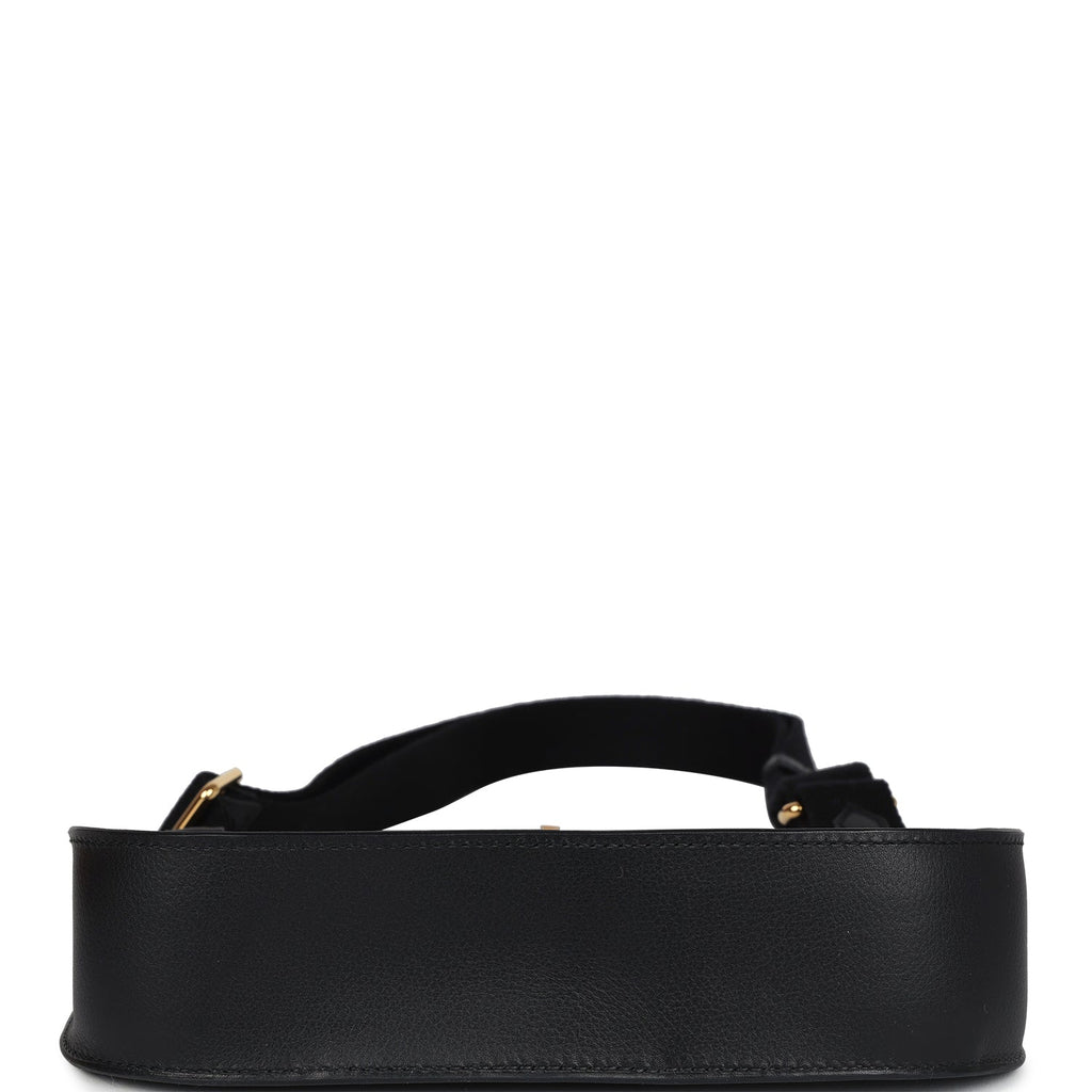 Mini Jypsiere Black Evergrain Gold Hardware