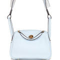 Mini Lindy Bleu Brume Swift Gold Hardware