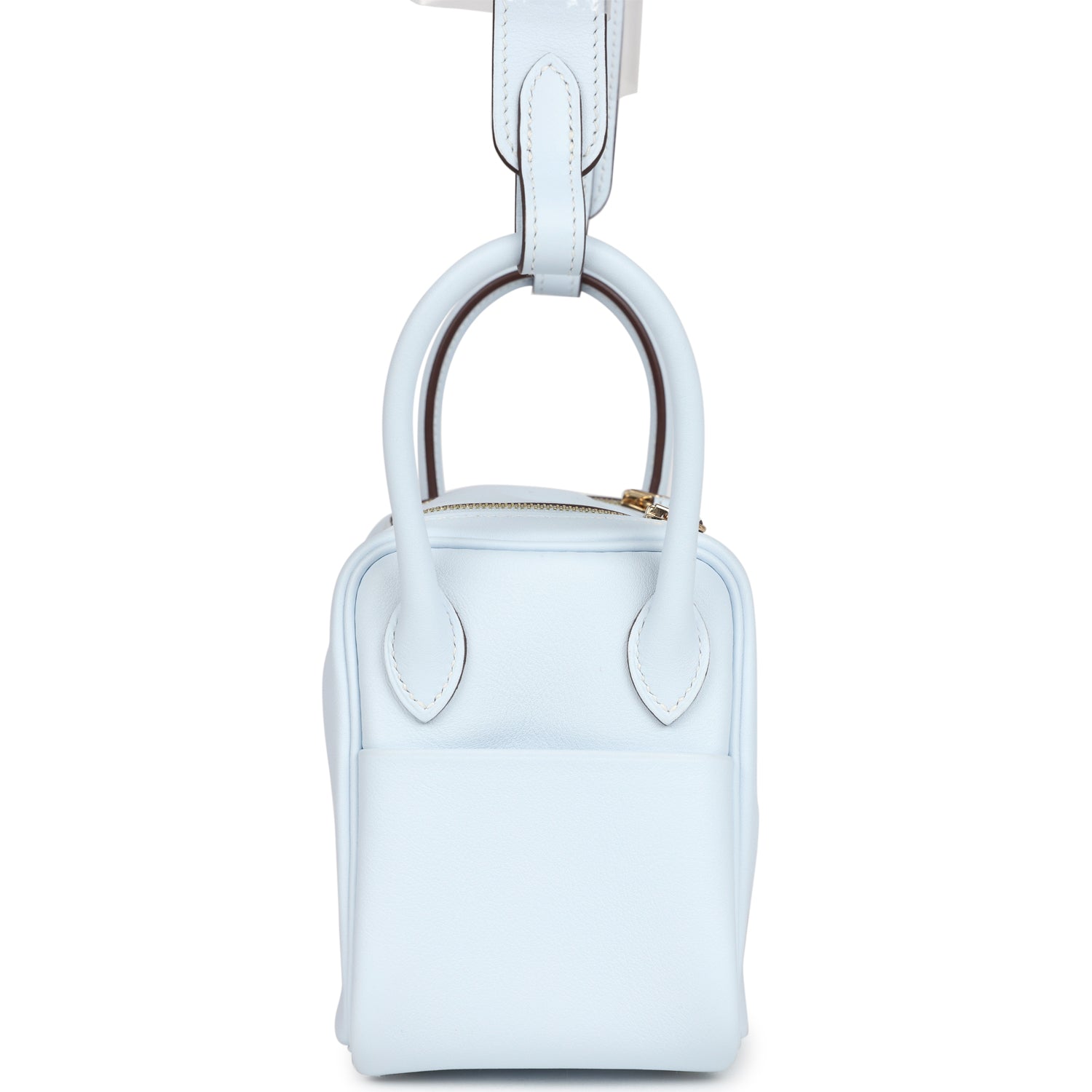 Mini Lindy Bleu Brume Swift Gold Hardware