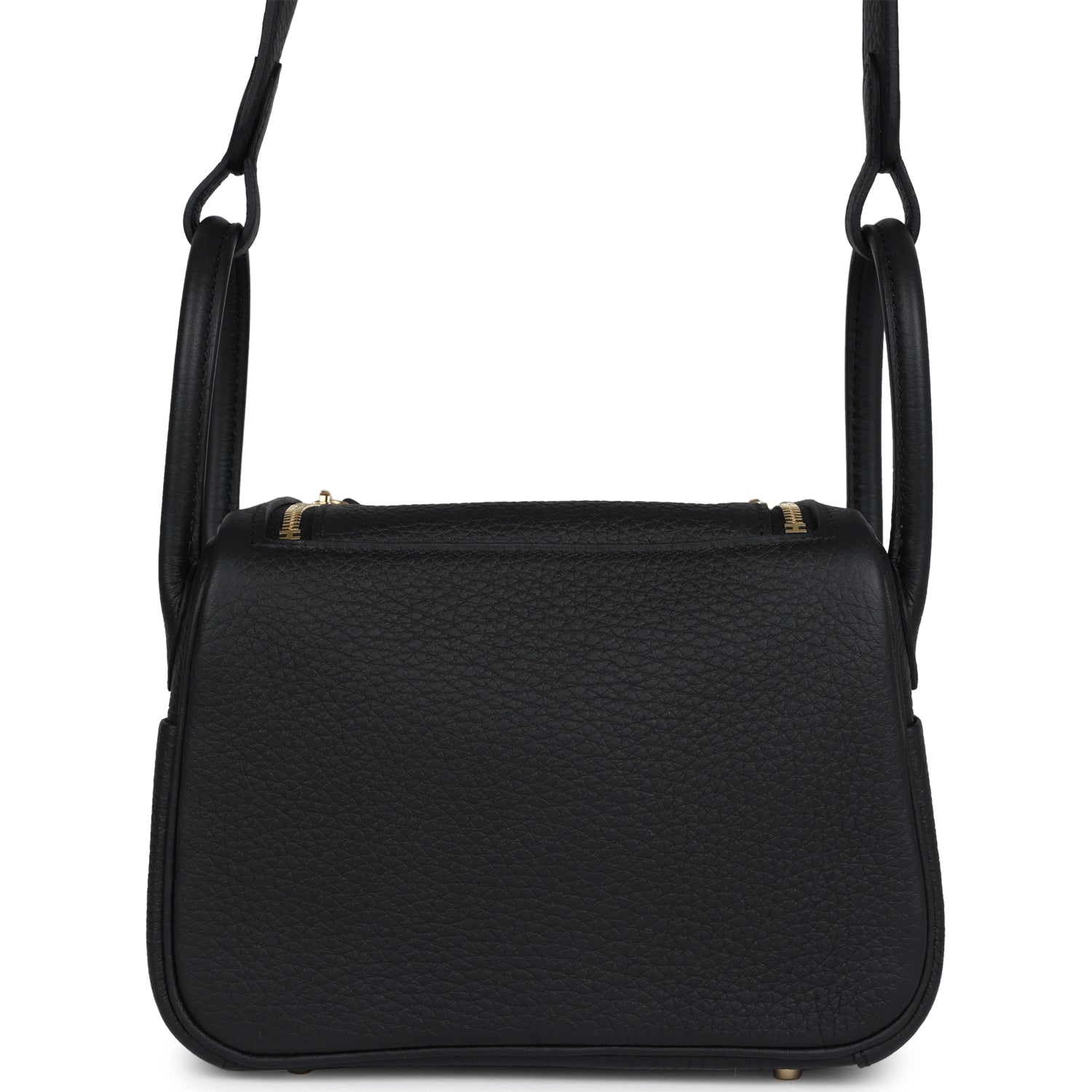 Mini Lindy II Black Clemence Gold Hardware