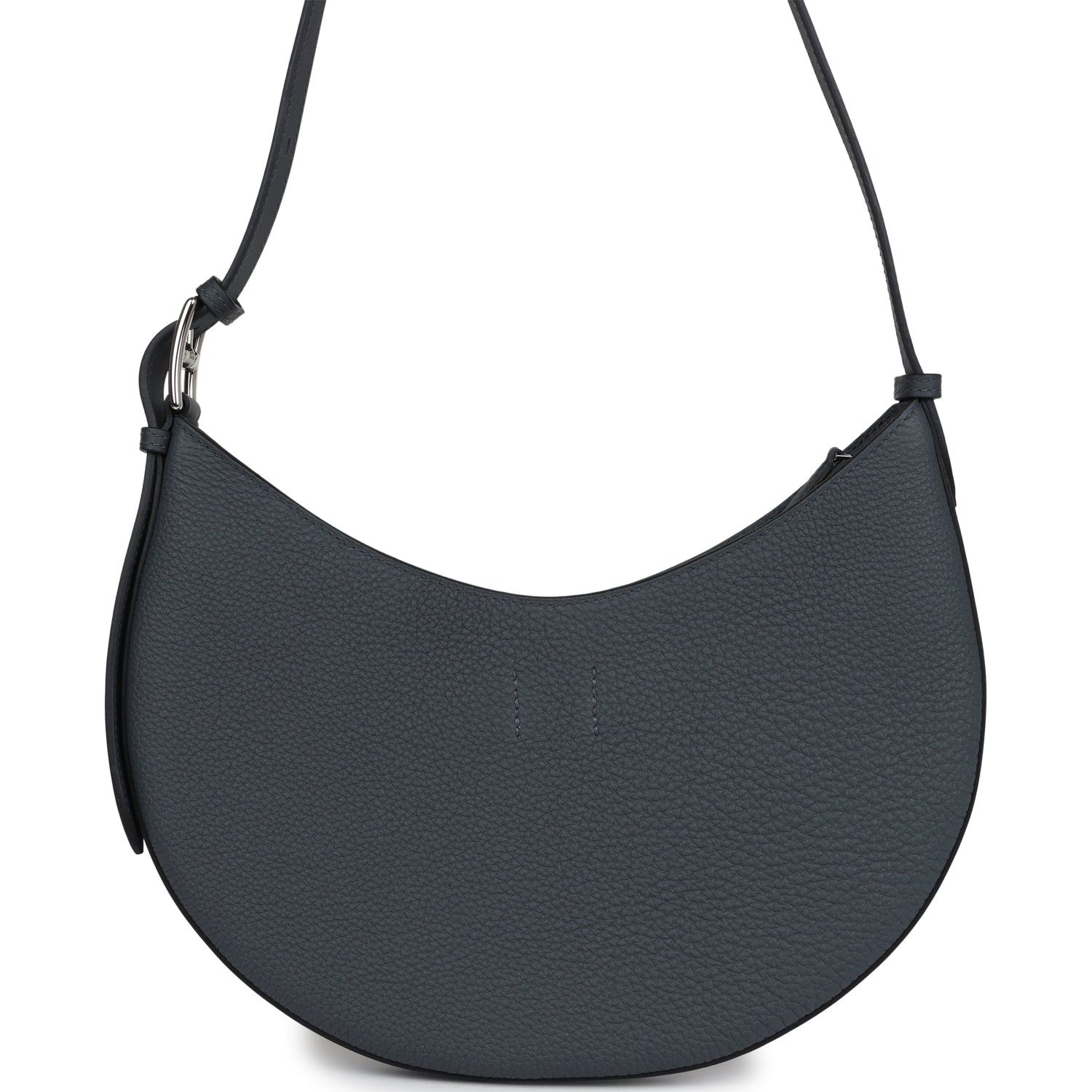 P'tit Arcon Bag Gris Misty Togo and Swift Palladium Hardware