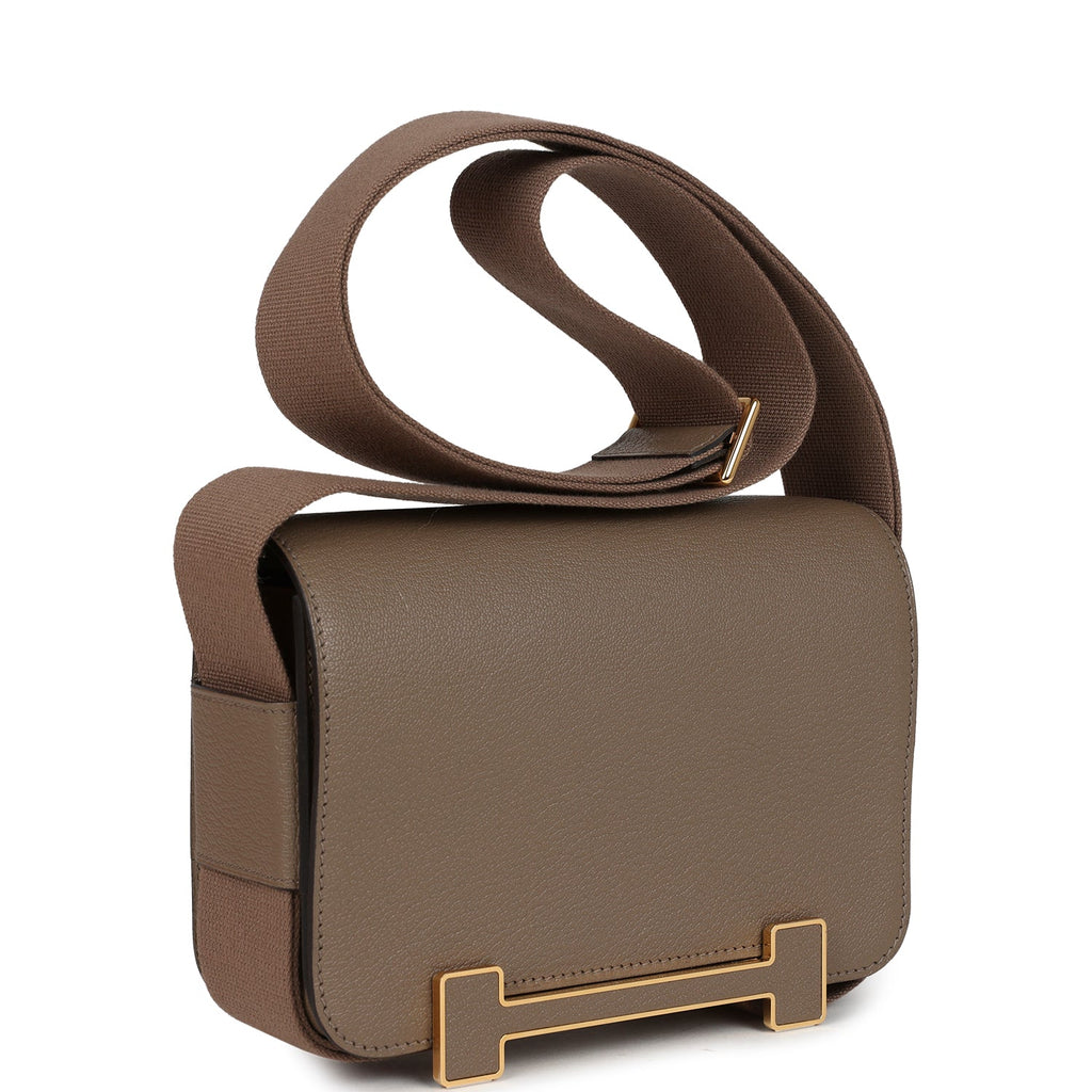 Geta Etoupe Chevre Mysore Gold Hardware