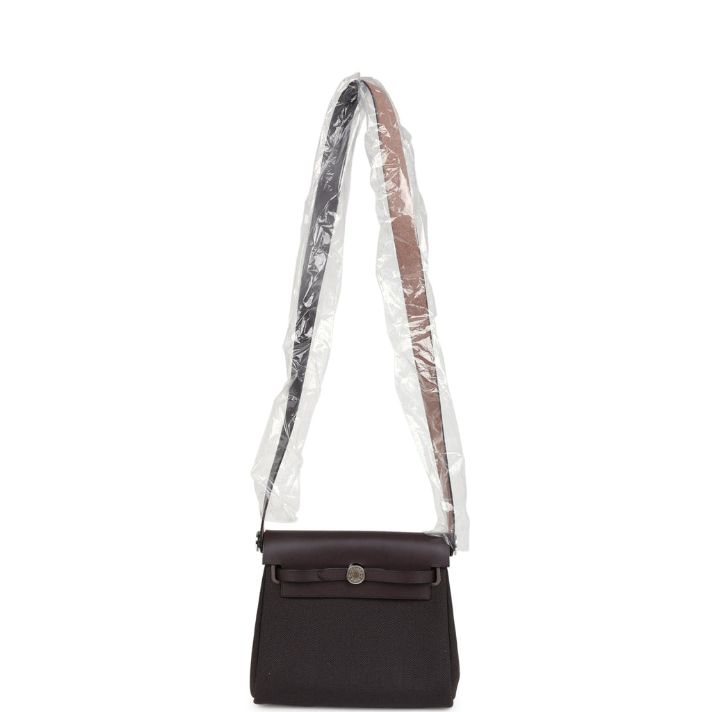 Herbag Zip 20 Mini Ebene Toile H Canvas and Vache Hunter Palladium Hardware