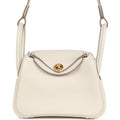 Mini Lindy II Craie Clemence Gold Hardware