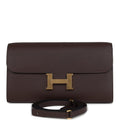Constance Wallet To Go  Moka Evercolor Gold Hardware