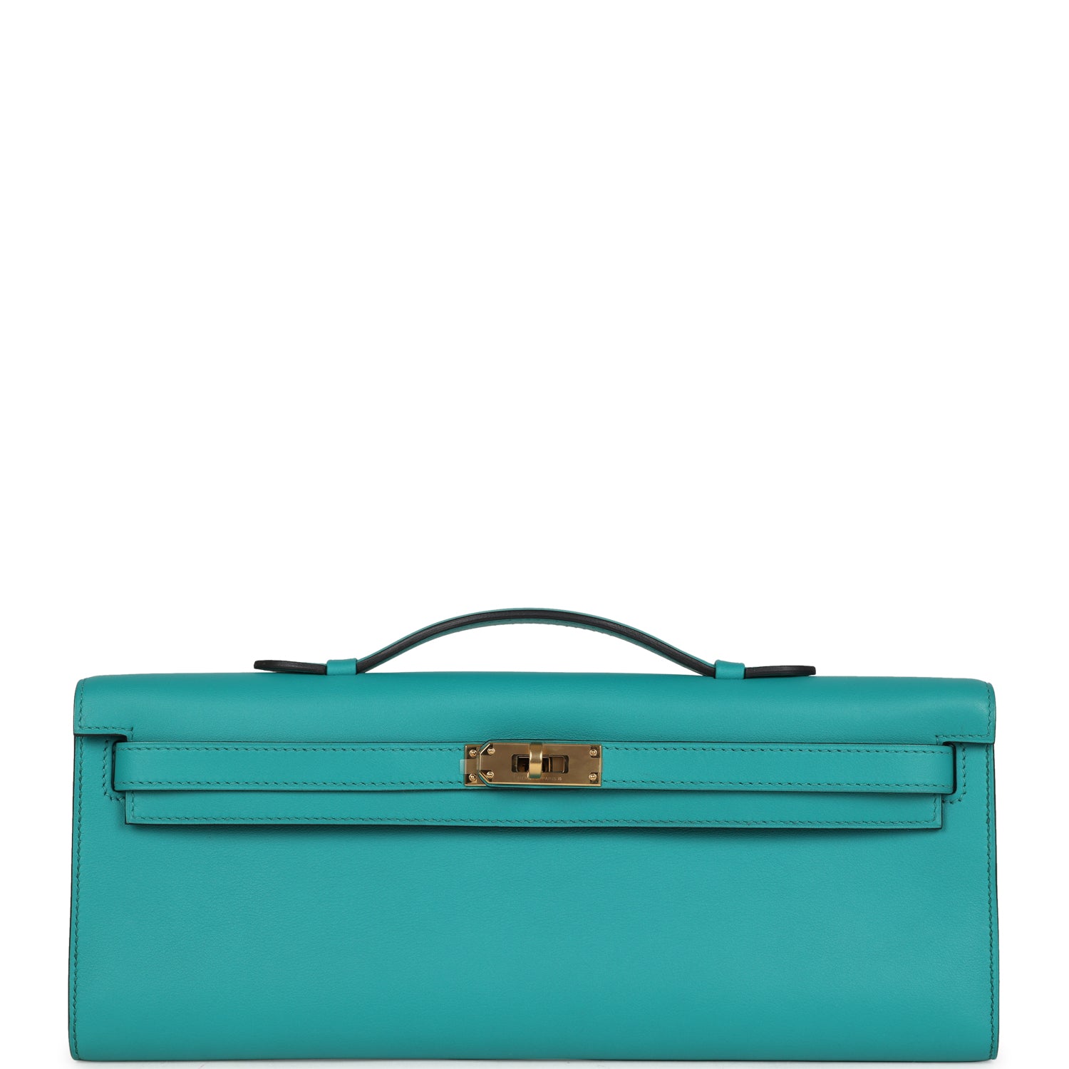 Kelly Cut Vert Verone Swift Gold Hardware