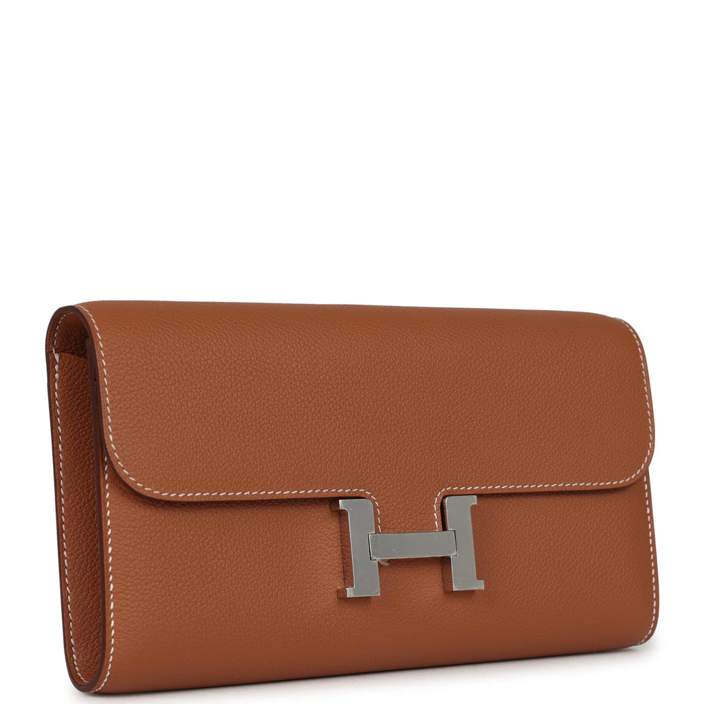 Constance Wallet To Go Gold Evercolor Palladium Hardware