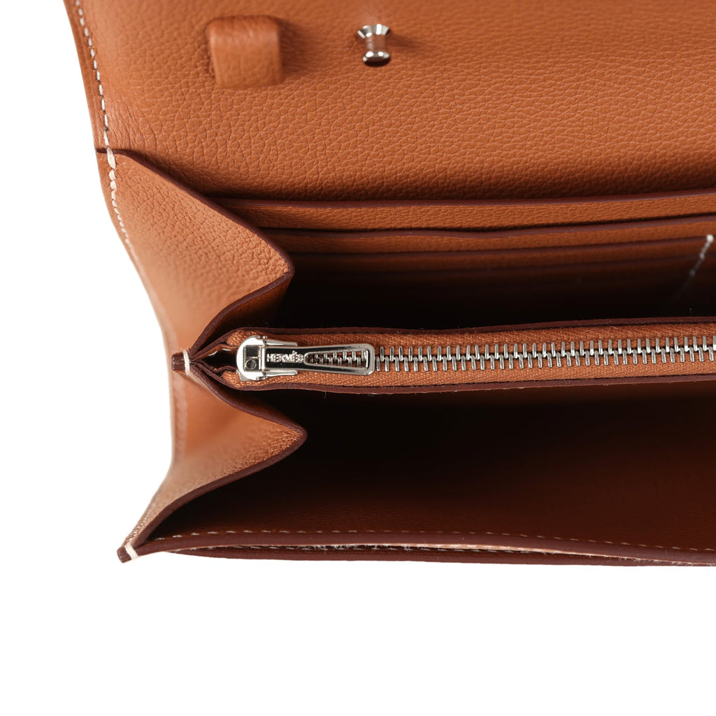 Constance Wallet To Go Gold Evercolor Palladium Hardware