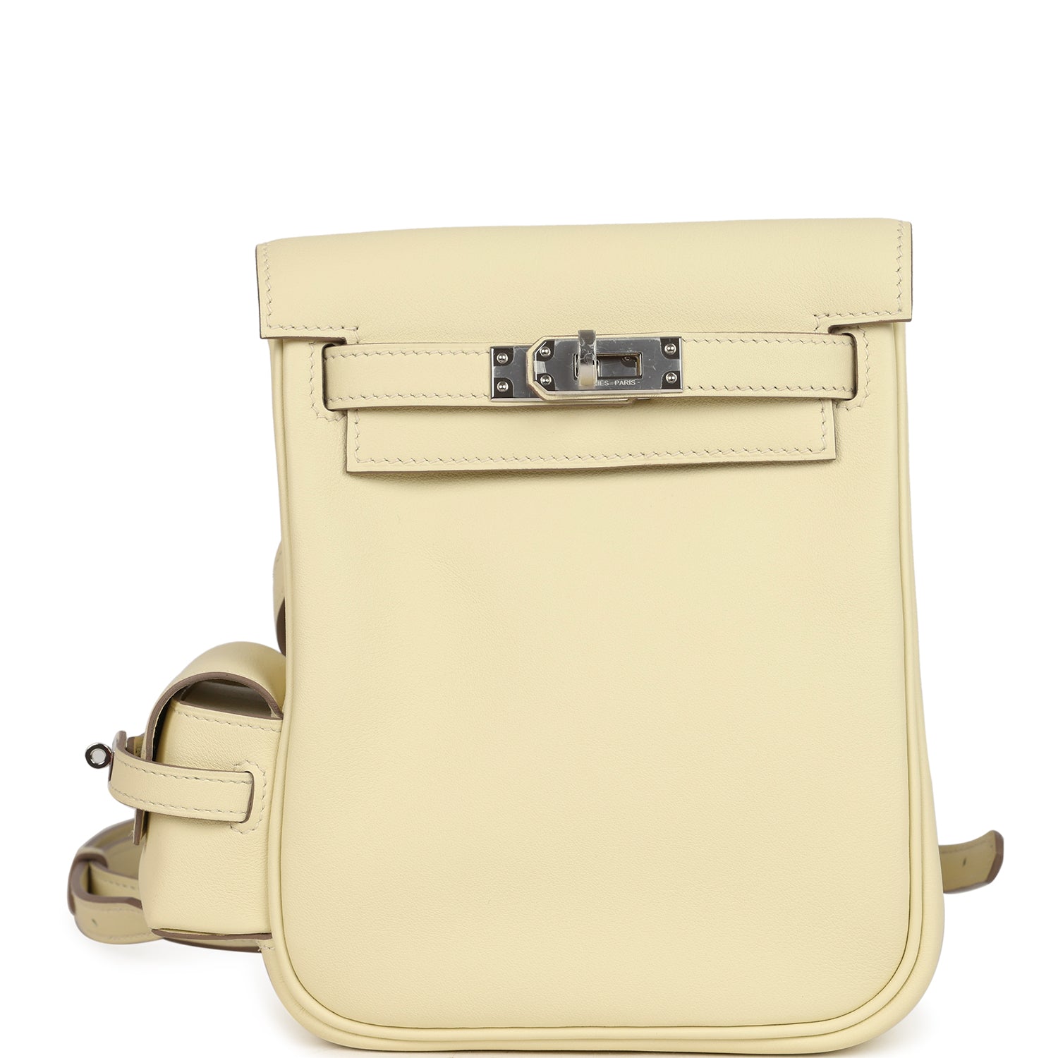 Mini Kelly Jump Backpack Jaune Milton Swift Palladium Hardware