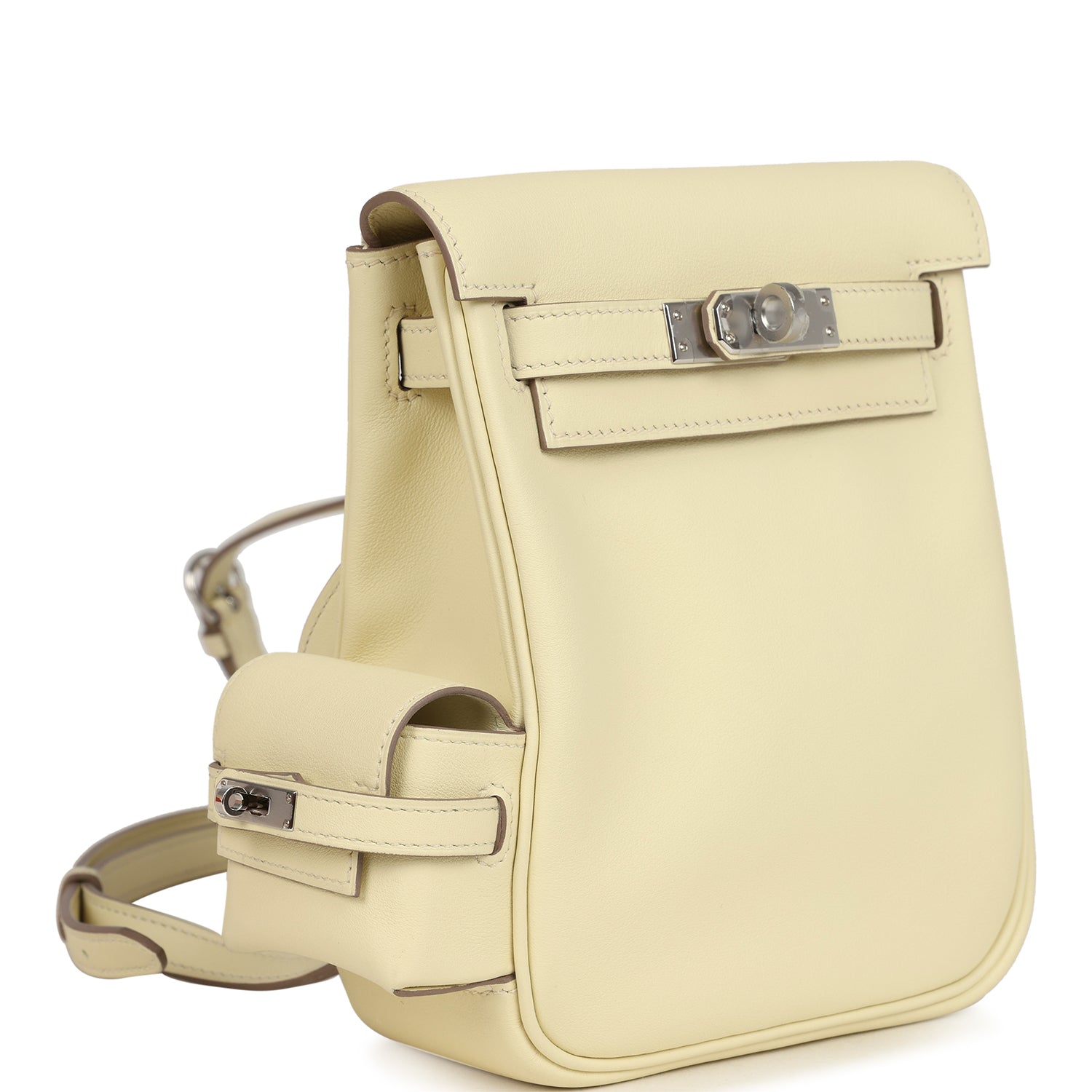 Mini Kelly Jump Backpack Jaune Milton Swift Palladium Hardware