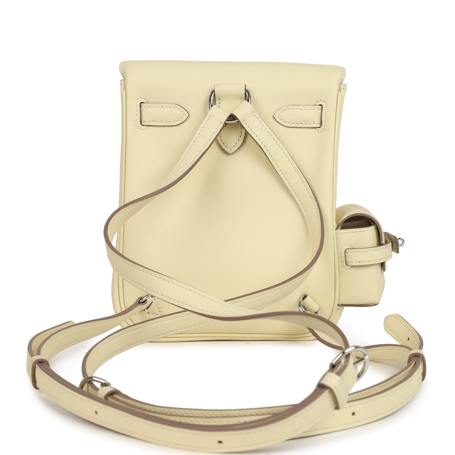 Mini Kelly Jump Backpack Jaune Milton Swift Palladium Hardware