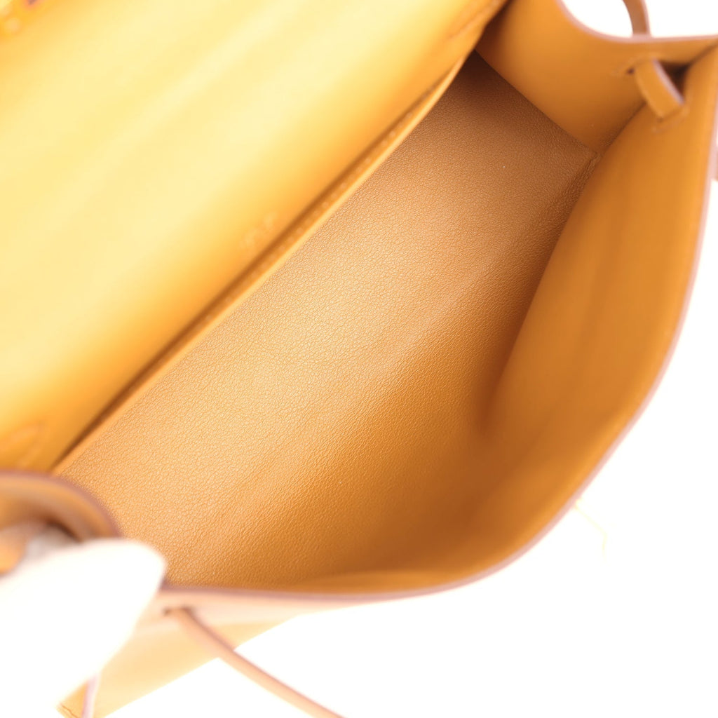 Kelly Pochette Sesame Swift Gold Hardware